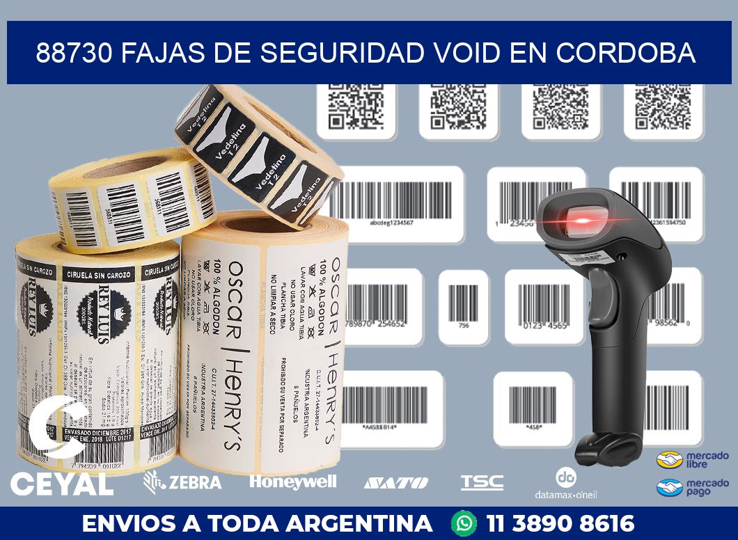 88730 FAJAS DE SEGURIDAD VOID EN CORDOBA