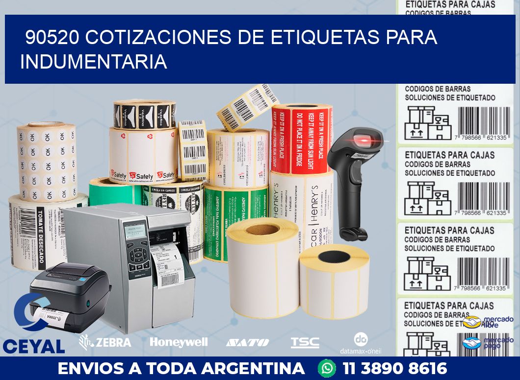 90520 COTIZACIONES DE ETIQUETAS PARA INDUMENTARIA