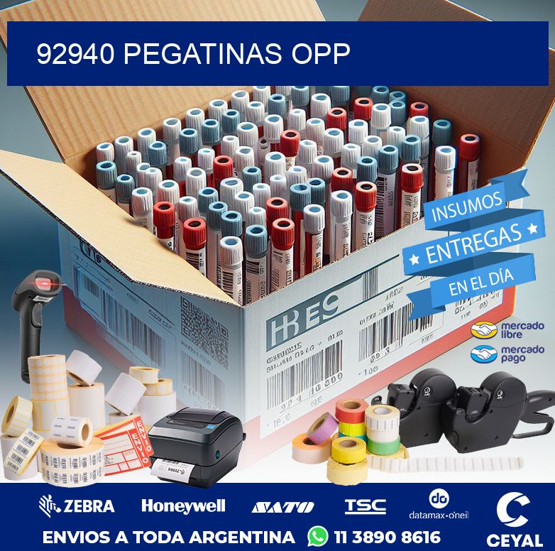 92940 PEGATINAS OPP