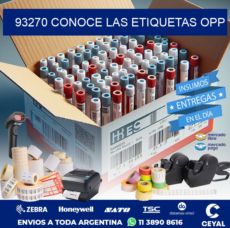 93270 CONOCE LAS ETIQUETAS OPP