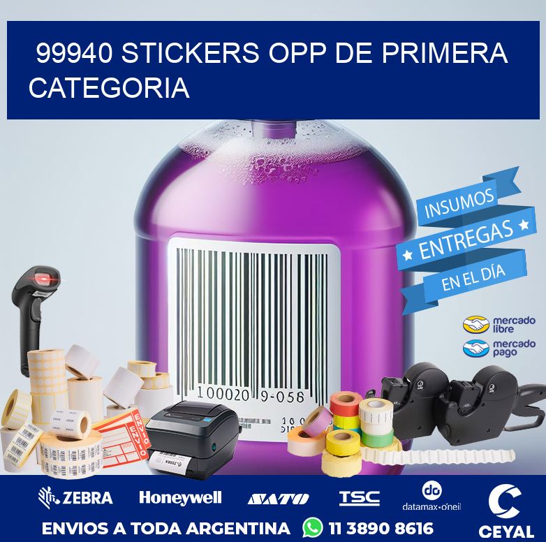 99940 STICKERS OPP DE PRIMERA CATEGORIA