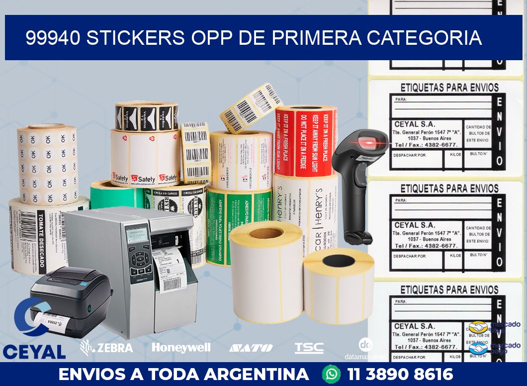 99940 STICKERS OPP DE PRIMERA CATEGORIA