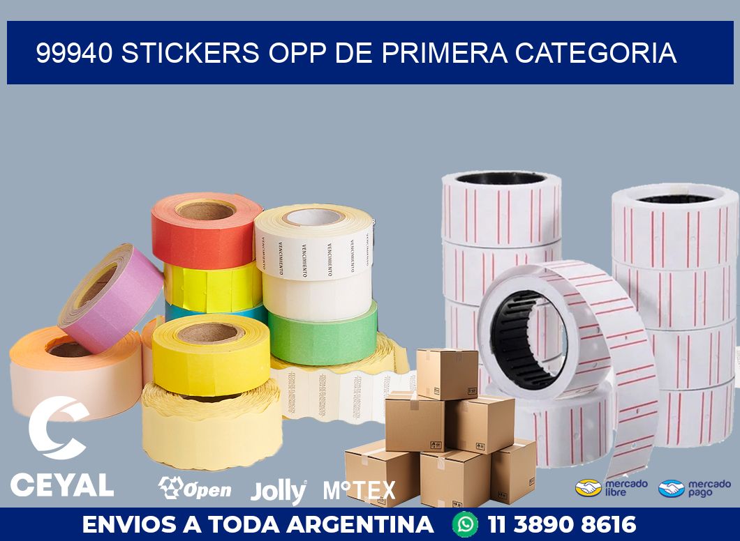 99940 STICKERS OPP DE PRIMERA CATEGORIA