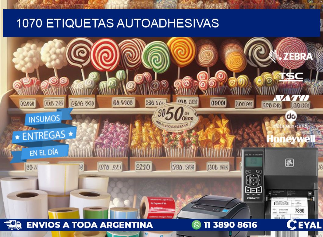 1070 ETIQUETAS AUTOADHESIVAS