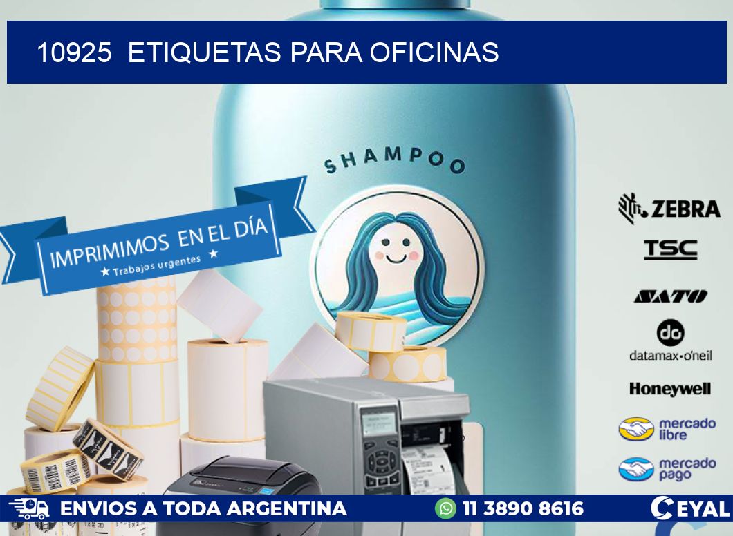 10925  ETIQUETAS PARA OFICINAS