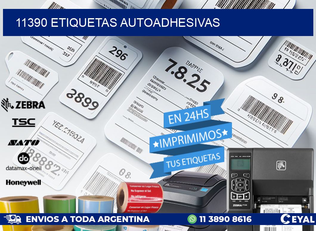 11390 ETIQUETAS AUTOADHESIVAS