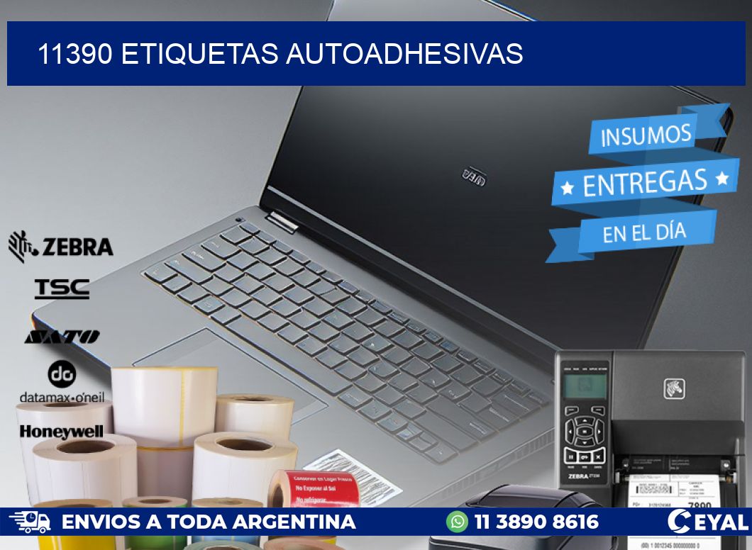 11390 ETIQUETAS AUTOADHESIVAS