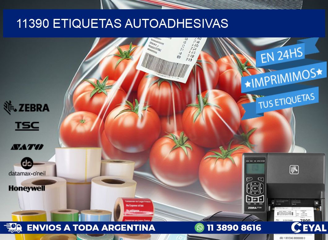 11390 ETIQUETAS AUTOADHESIVAS