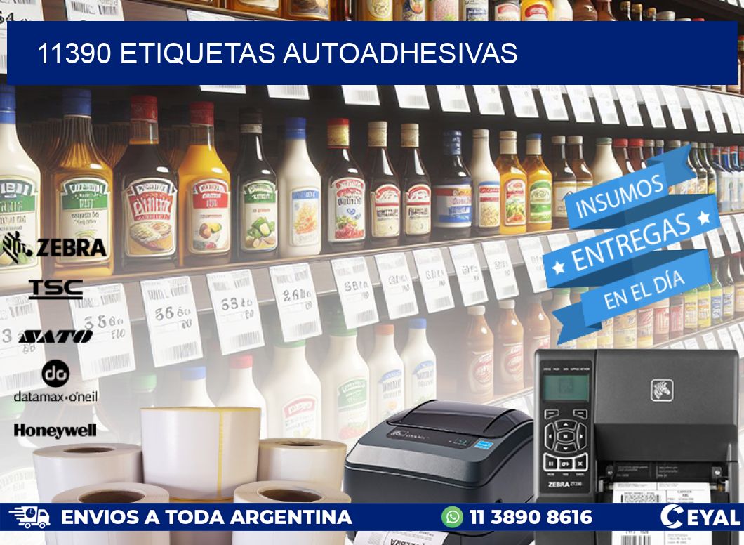 11390 ETIQUETAS AUTOADHESIVAS