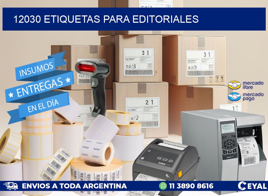 12030 ETIQUETAS PARA EDITORIALES