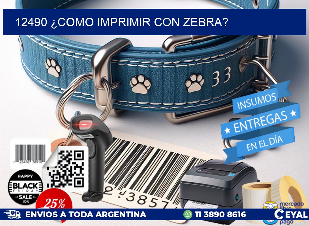 12490 ¿COMO IMPRIMIR CON ZEBRA?