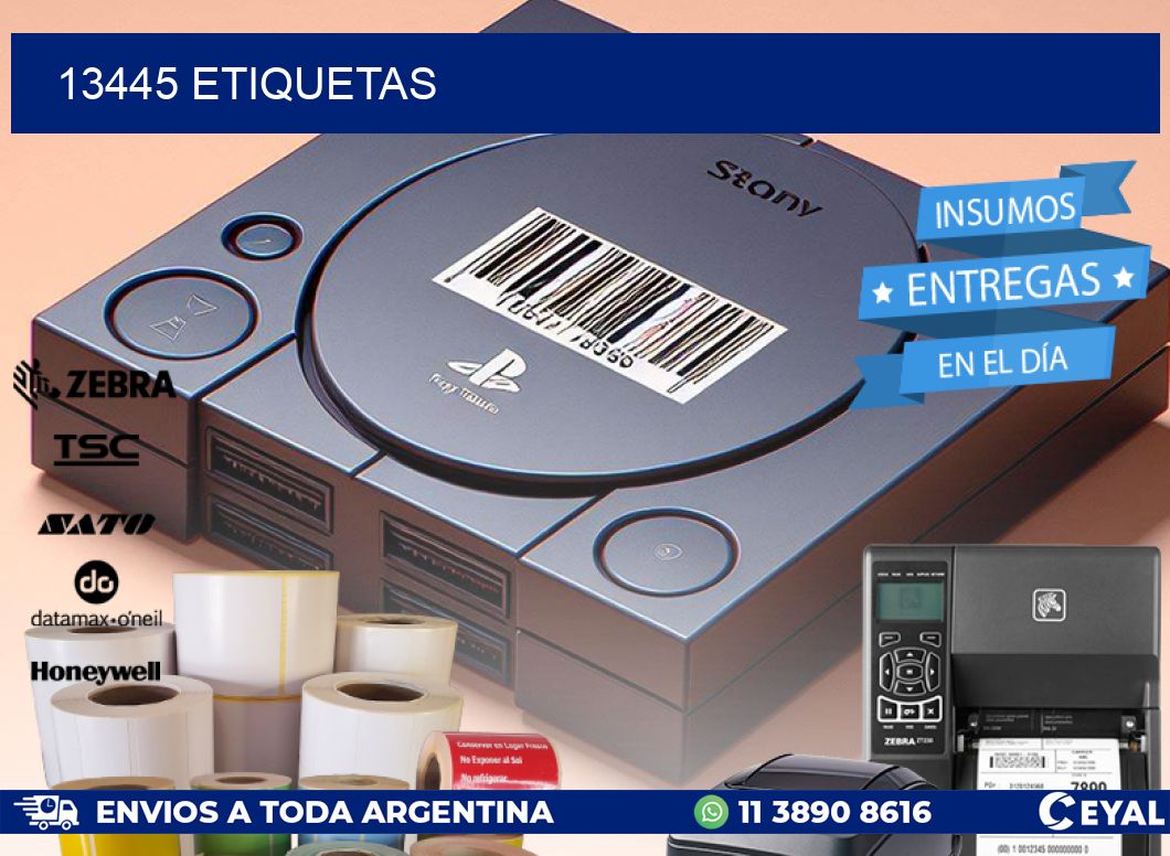 13445 ETIQUETAS