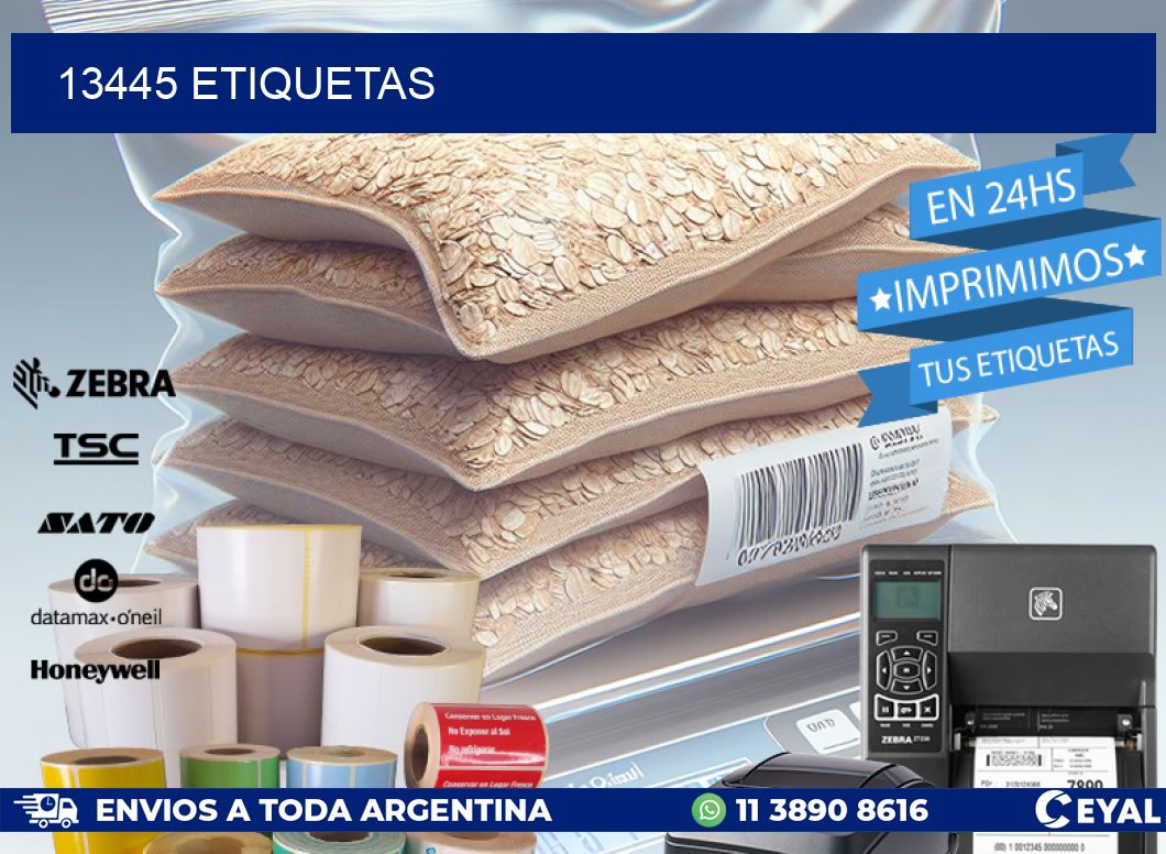 13445 ETIQUETAS