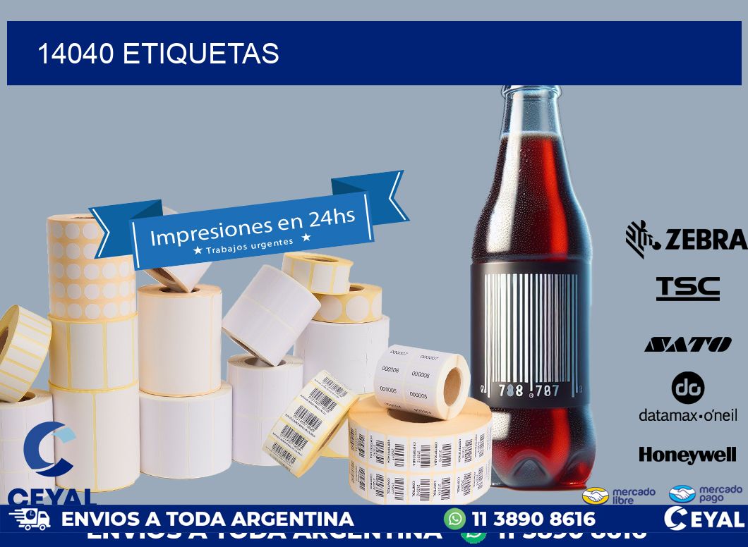 14040 ETIQUETAS