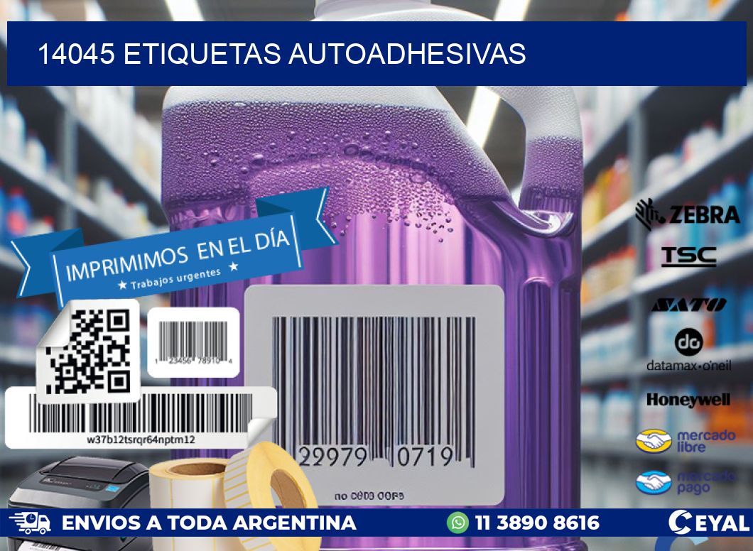 14045 ETIQUETAS AUTOADHESIVAS