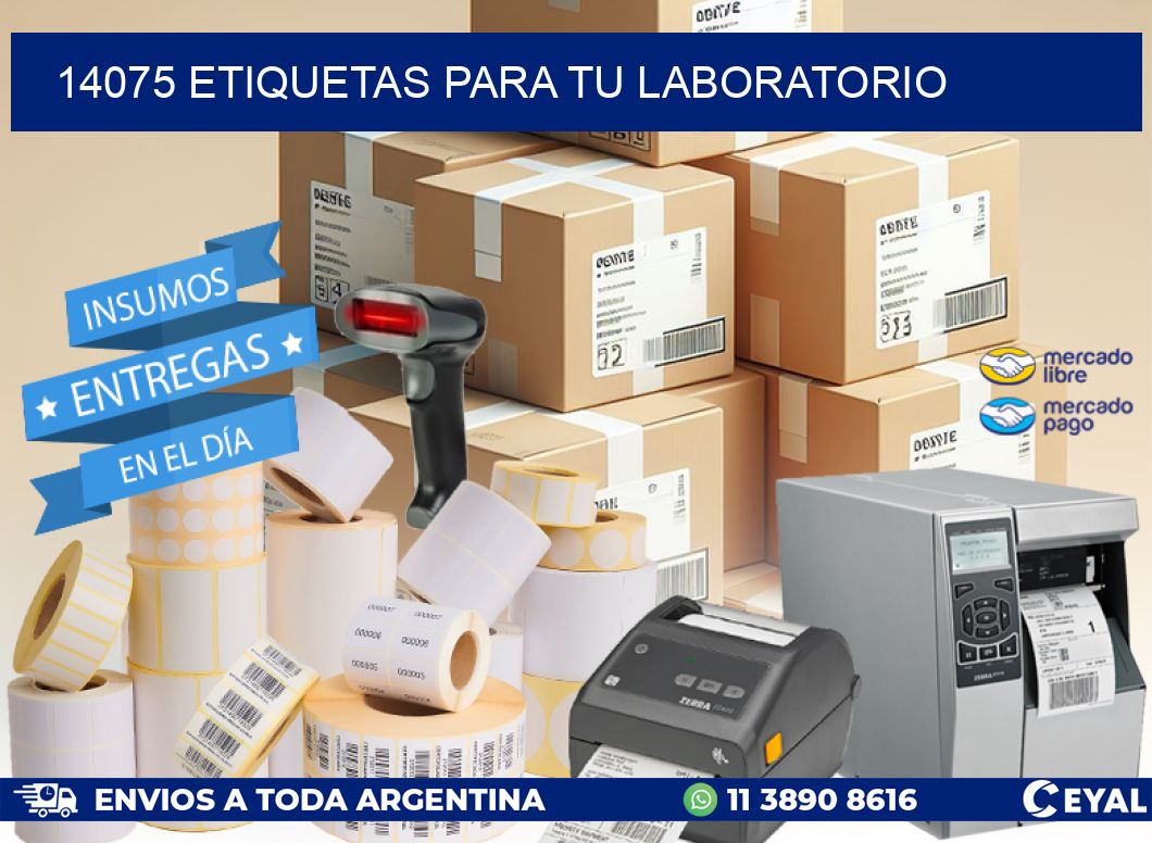 14075 ETIQUETAS PARA TU LABORATORIO