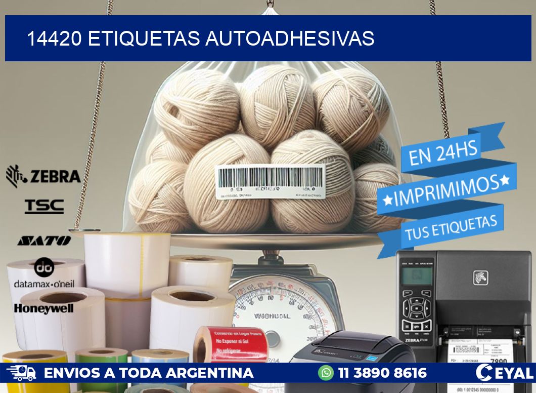 14420 ETIQUETAS AUTOADHESIVAS