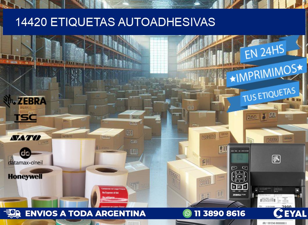 14420 ETIQUETAS AUTOADHESIVAS