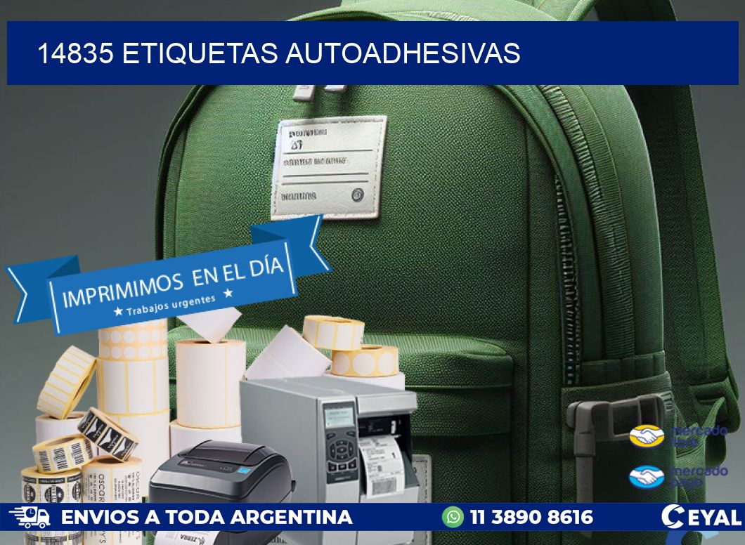 14835 ETIQUETAS AUTOADHESIVAS