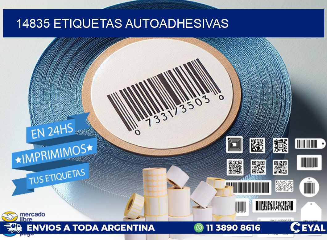 14835 ETIQUETAS AUTOADHESIVAS