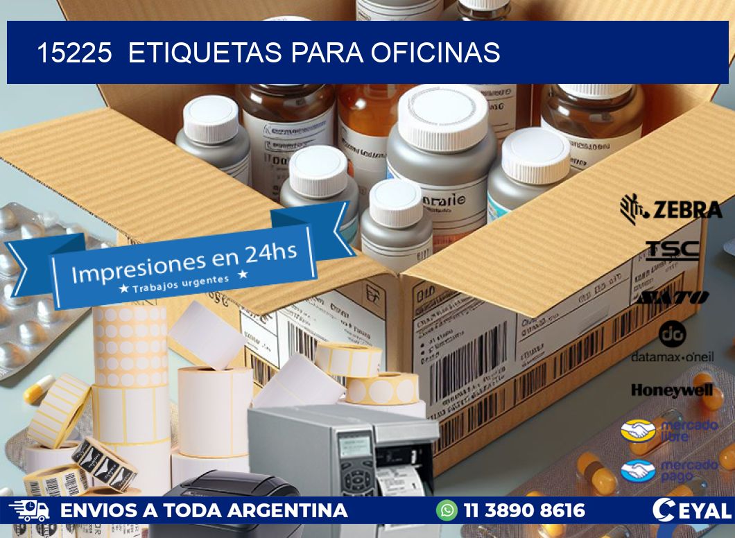 15225  ETIQUETAS PARA OFICINAS