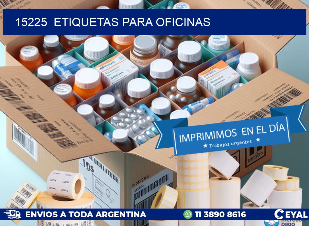 15225  ETIQUETAS PARA OFICINAS