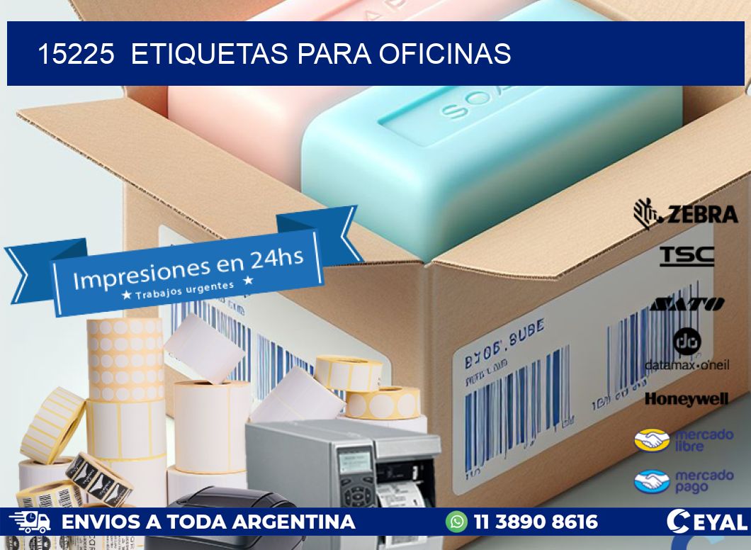 15225  ETIQUETAS PARA OFICINAS