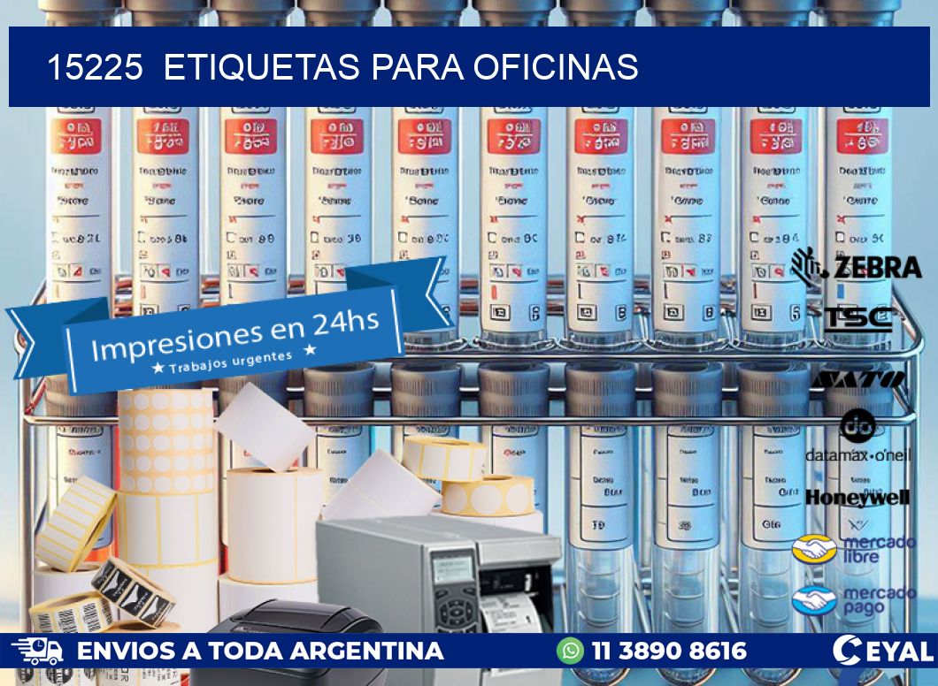 15225  ETIQUETAS PARA OFICINAS
