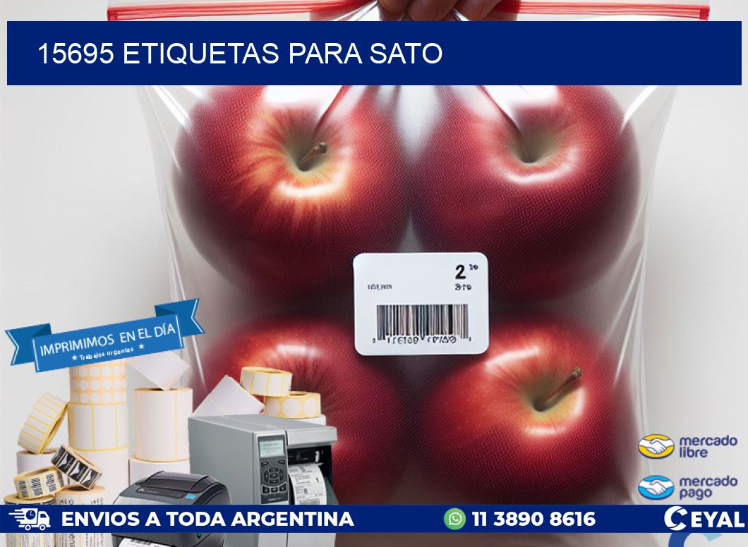 15695 ETIQUETAS PARA SATO