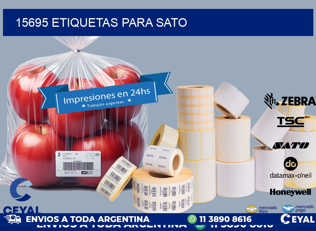 15695 ETIQUETAS PARA SATO
