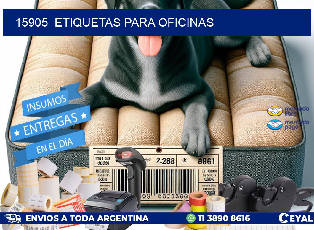 15905  ETIQUETAS PARA OFICINAS