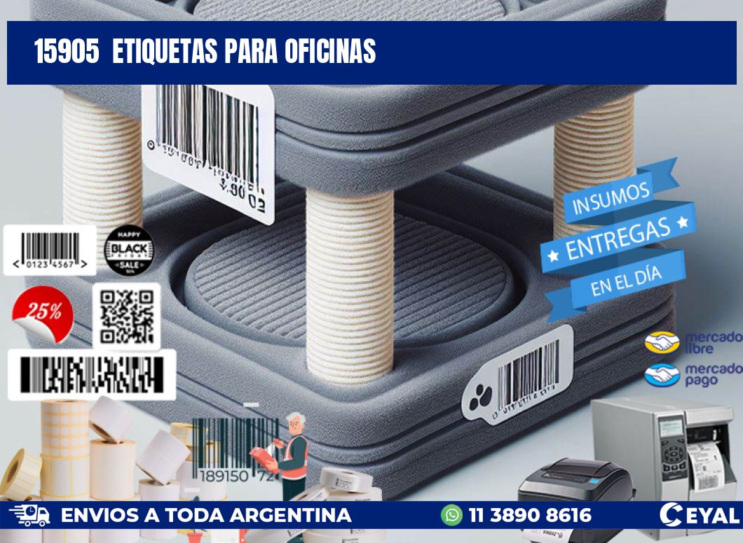 15905  ETIQUETAS PARA OFICINAS