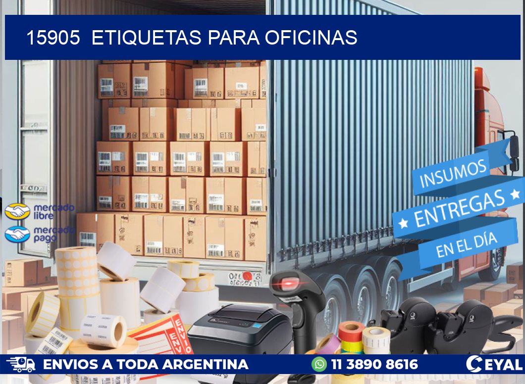 15905  ETIQUETAS PARA OFICINAS