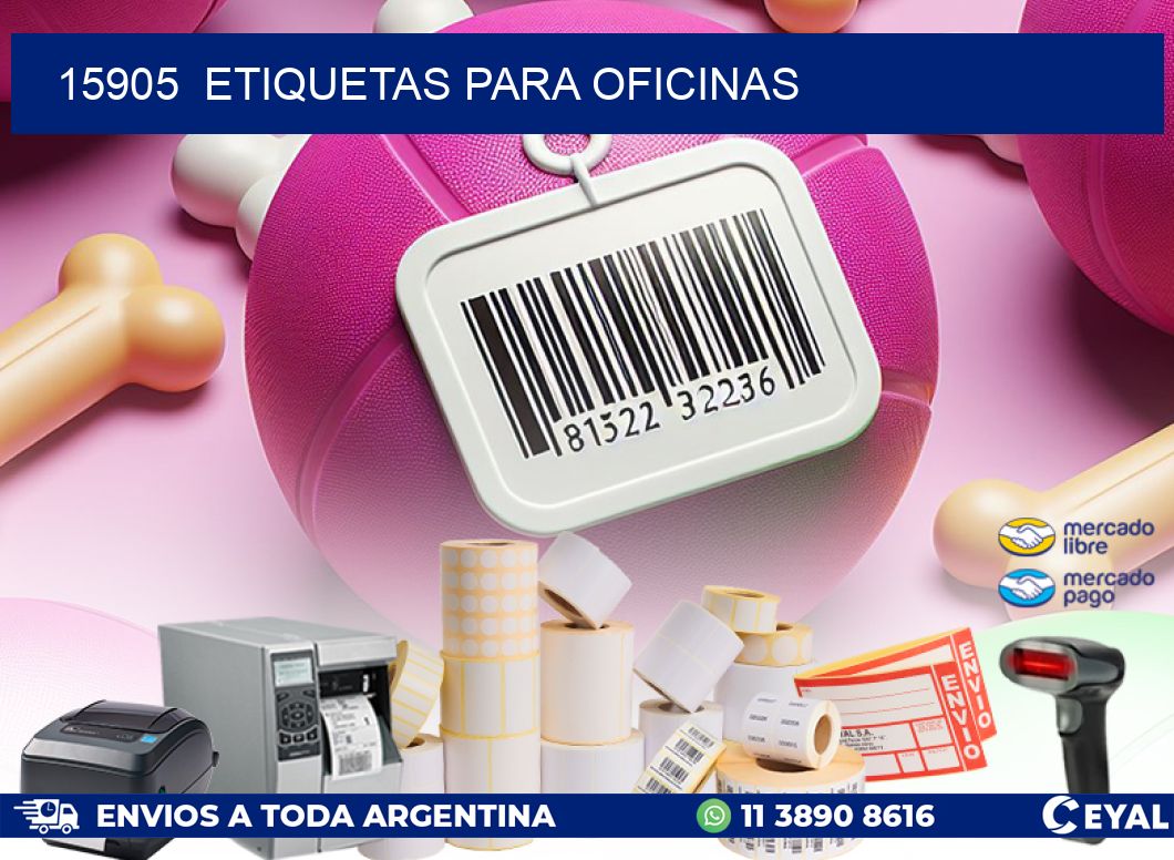 15905  ETIQUETAS PARA OFICINAS