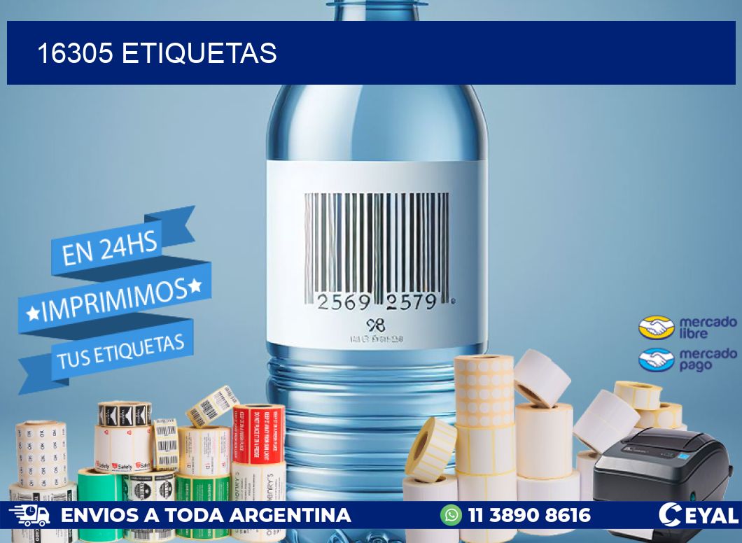 16305 ETIQUETAS