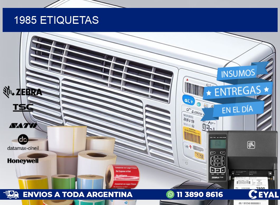 1985 ETIQUETAS
