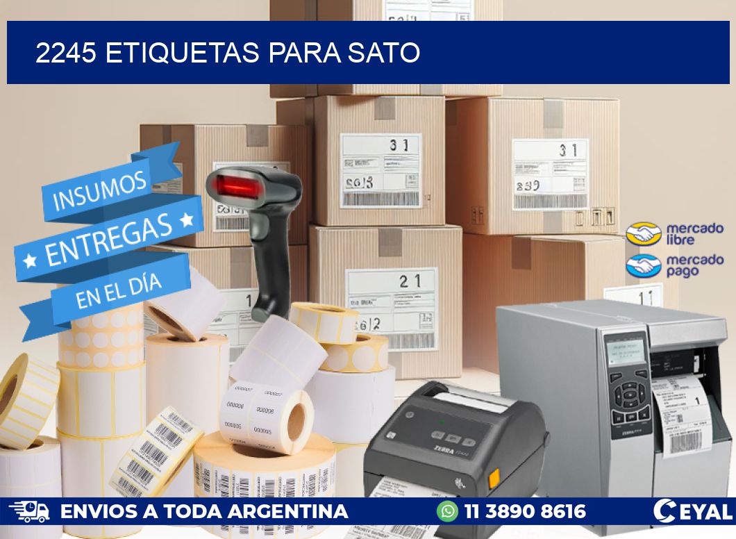 2245 ETIQUETAS PARA SATO