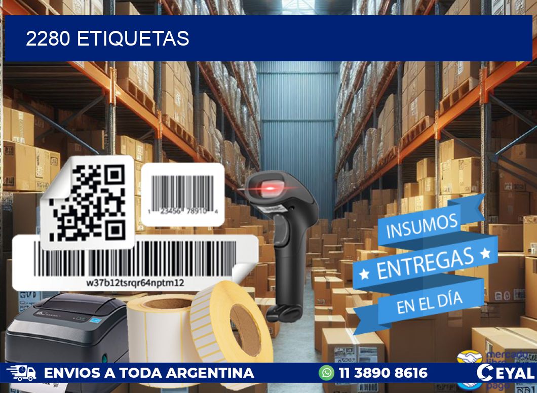 2280 ETIQUETAS
