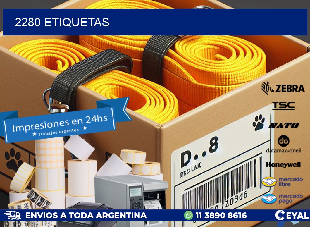 2280 ETIQUETAS