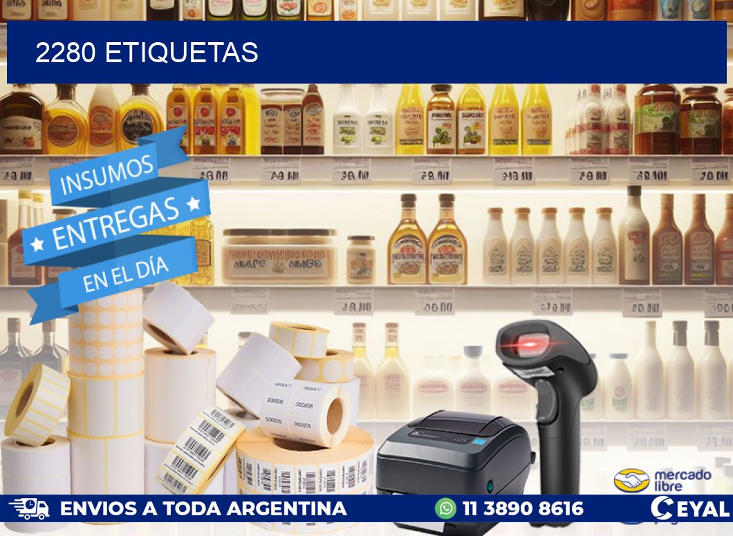 2280 ETIQUETAS
