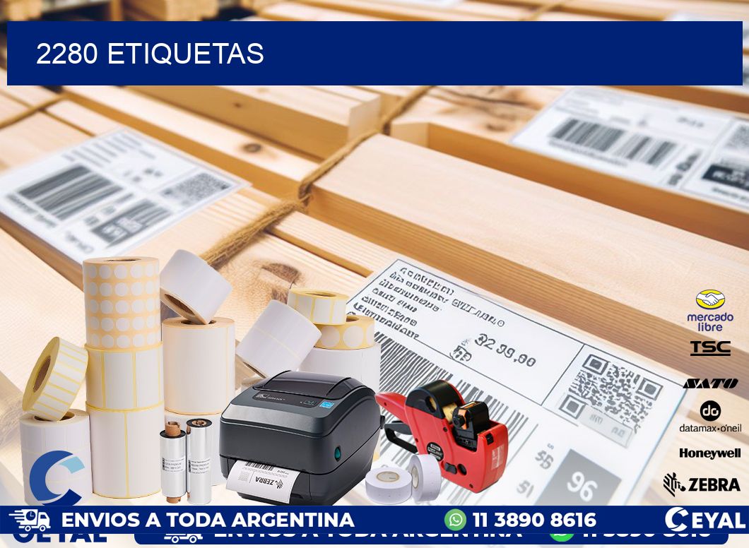 2280 ETIQUETAS