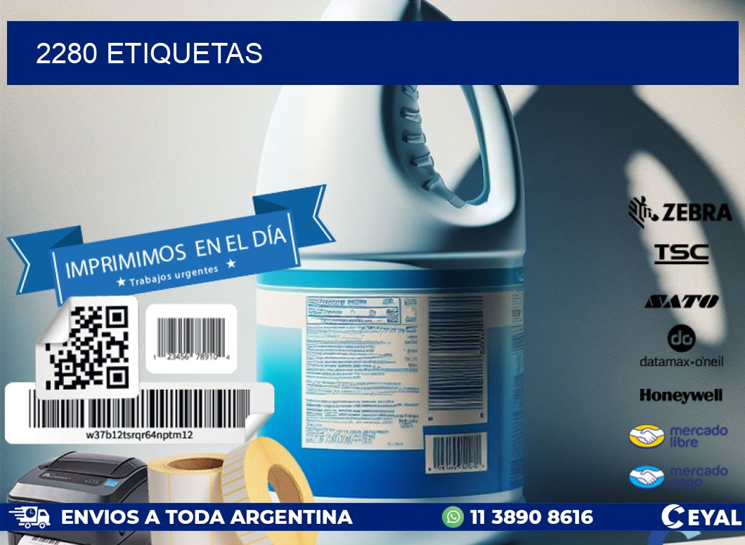 2280 ETIQUETAS