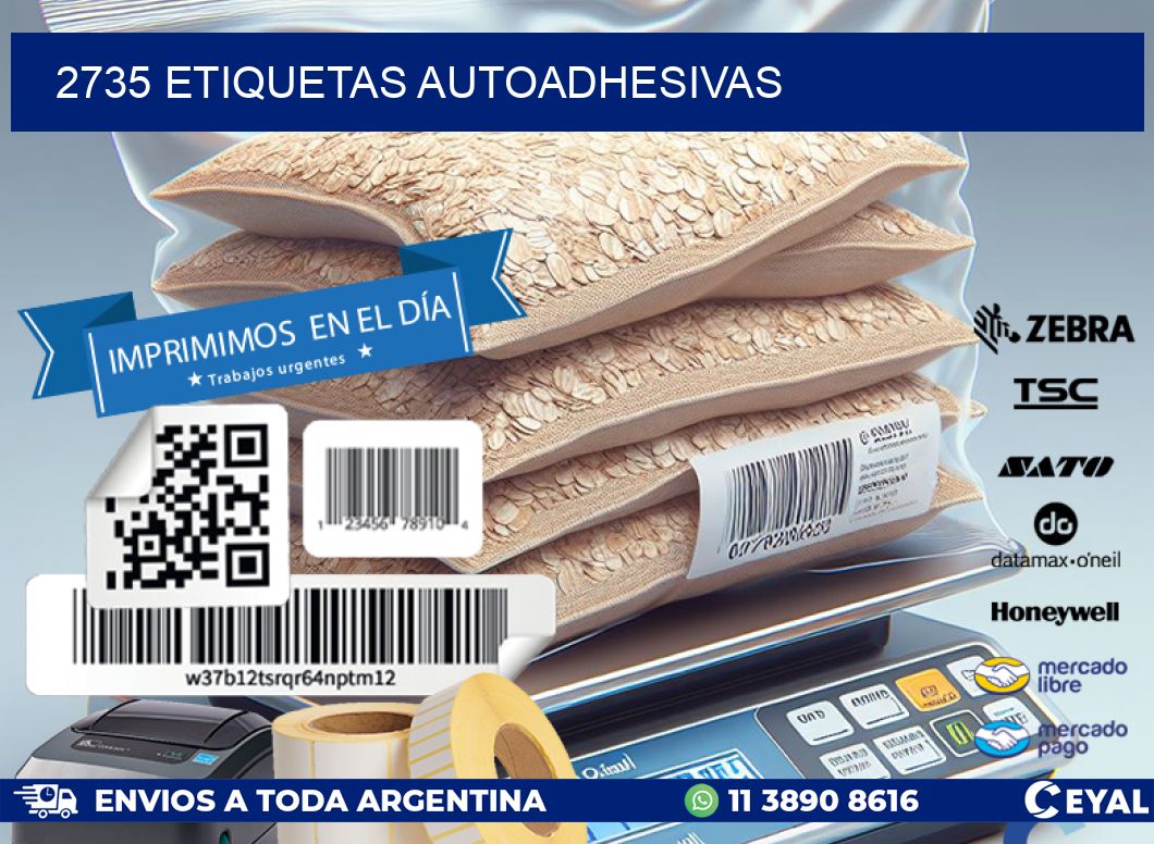 2735 ETIQUETAS AUTOADHESIVAS