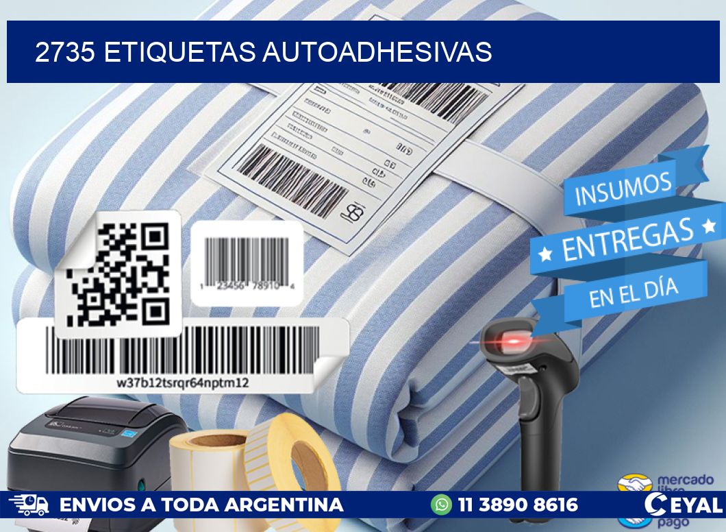 2735 ETIQUETAS AUTOADHESIVAS