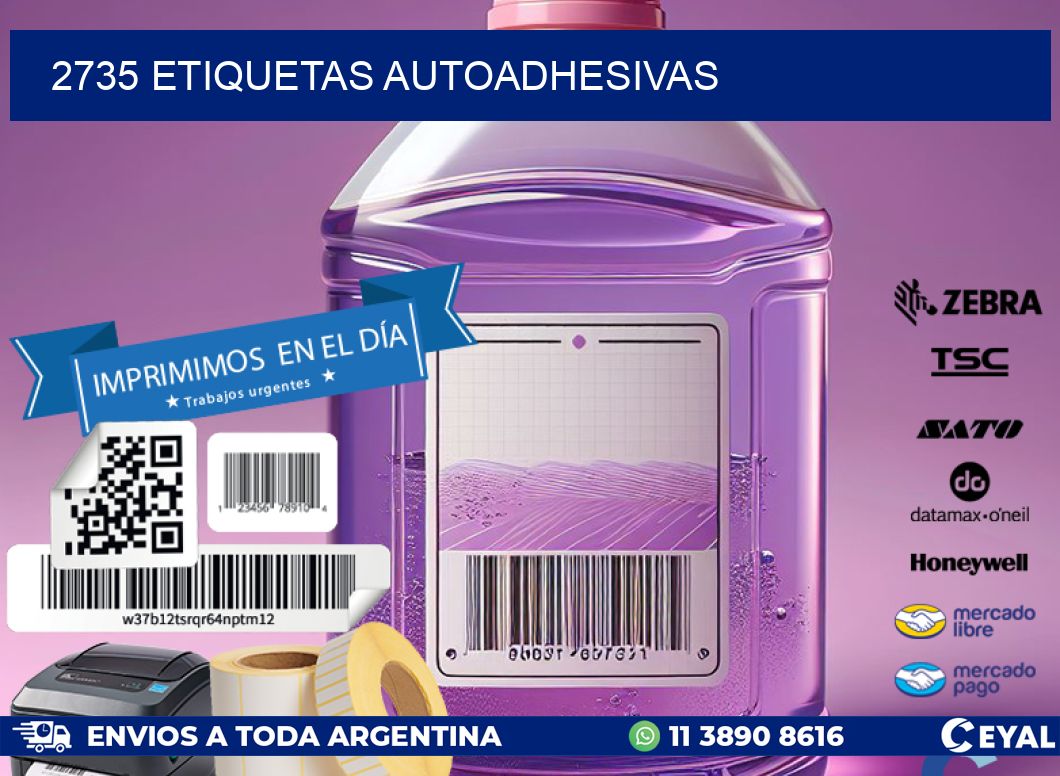 2735 ETIQUETAS AUTOADHESIVAS