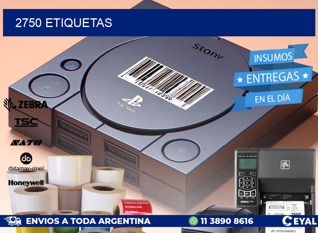 2750 ETIQUETAS