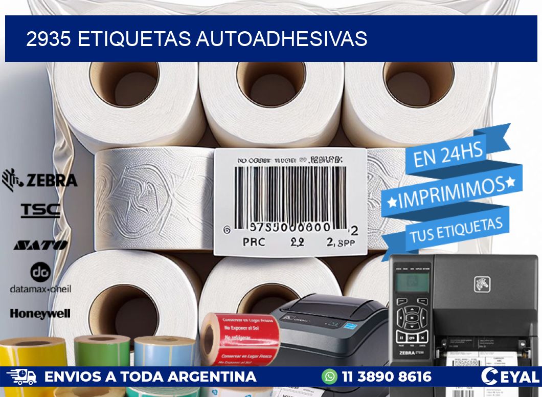 2935 ETIQUETAS AUTOADHESIVAS