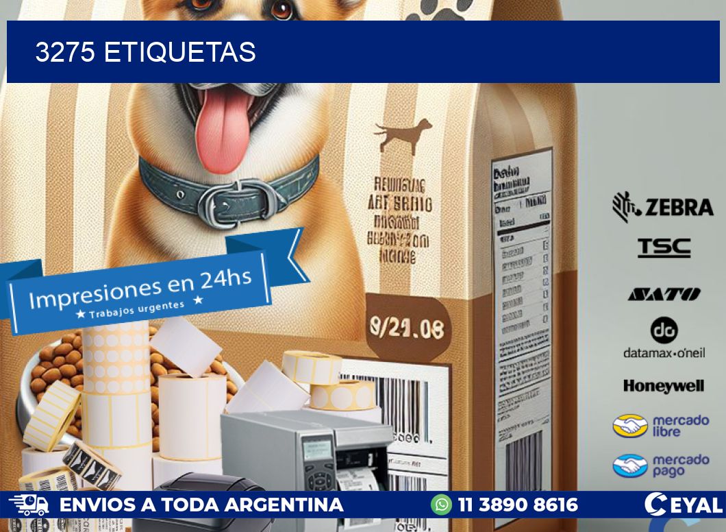 3275 ETIQUETAS