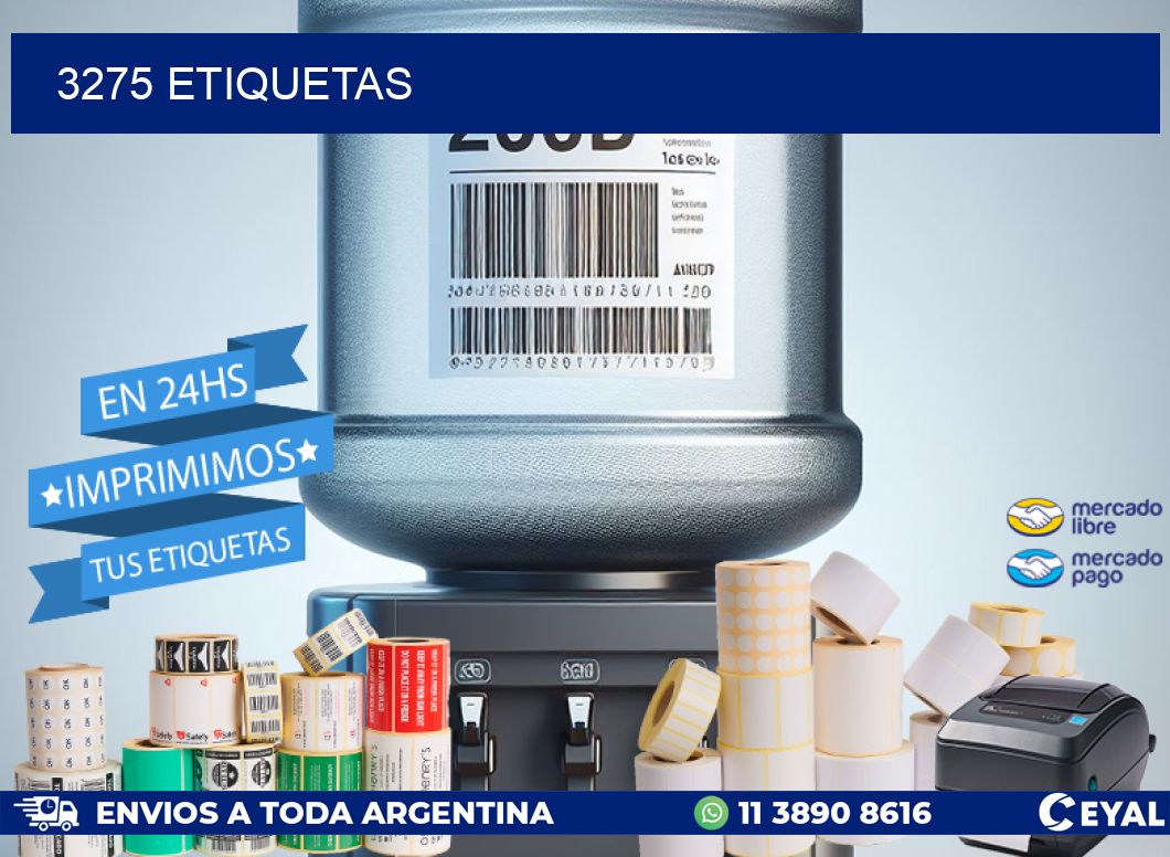3275 ETIQUETAS