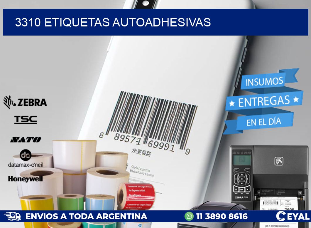 3310 ETIQUETAS AUTOADHESIVAS